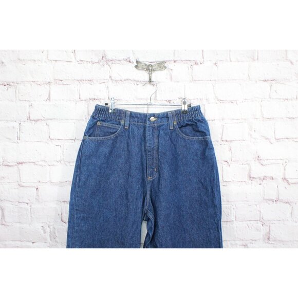 LL Bean Women's Double L Jeans Ultra High Rise Tapered Leg Stonewashed Size 12 - Picture 2 of 11